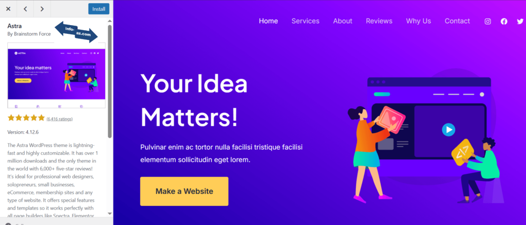 워드프레스 무료 테마 Astra 아스트라